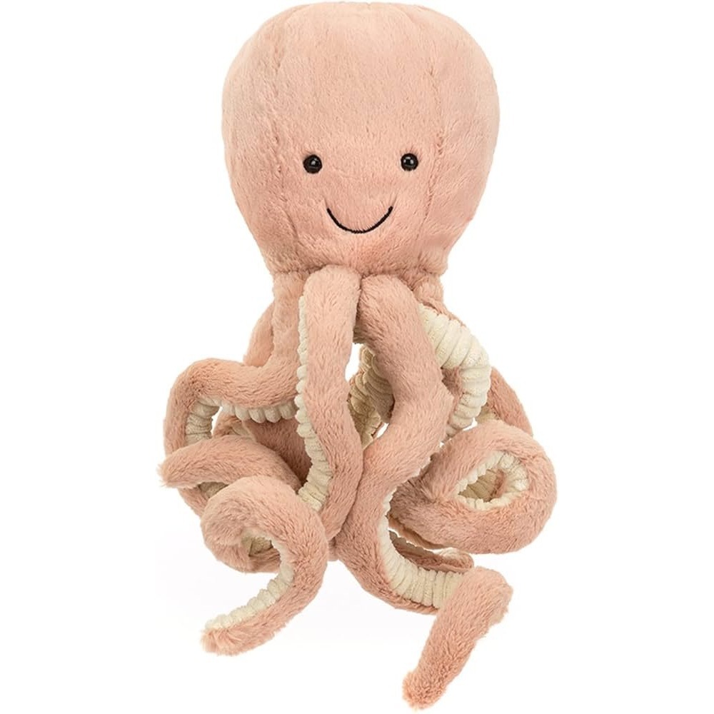 Jellycat‎ London Odell Octopus Plush Peach Pink Stuffed Animal
